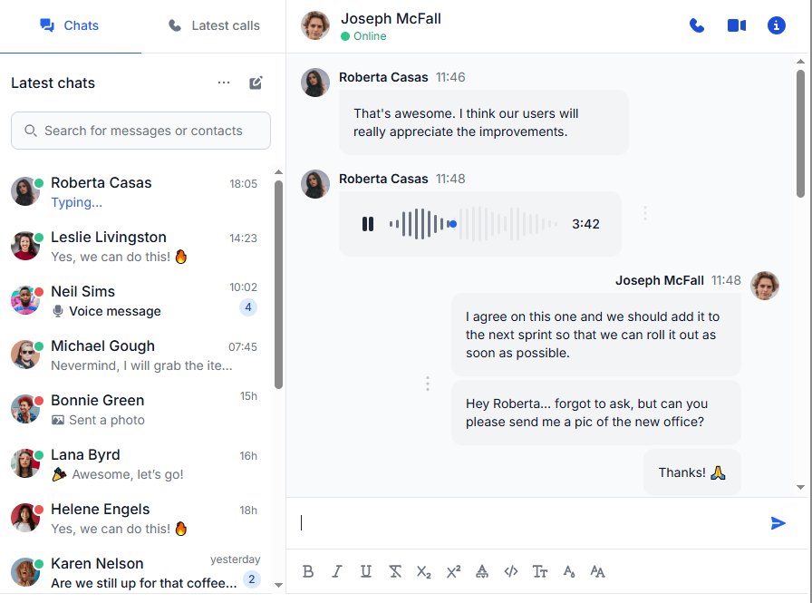 Lasă echipa să pună întrebări CRM la fel cum vorbește cu un coleg