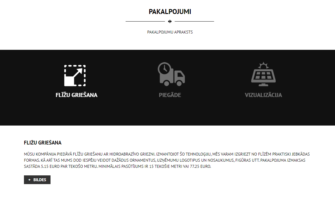 Old Landing Page